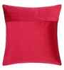 Maroon Velvet Floral 16X16 Inches Cushion Covers (Pack of 5)