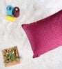 Maroon Velvet Solid 12x18 inches Cushion Covers (Pack of 2)