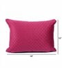 Maroon Velvet Solids 18x12 inches Cushion Covers (Pack of 2)