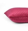 Maroon Velvet Solids 18x12 inches Cushion Covers (Pack of 2)
