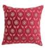 Maroon Traditional Velvet 20 x 20 Inches Cushion Cover
