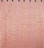 Maroon Velvet Tree Branch  5 Foot Ring Top Window Curtain