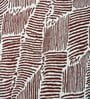 Maroon Abstract Wool 4 Ft X 6 Ft Hand Tufted Carpet