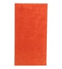Orange Solid Wool 4 ft x 6 ft Hand Tufted Carpet