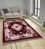 Maroon Wool Persian 4 ft x 6 ft Hand Tufted Carpet