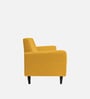 Marq Fabric 1 Seater Sofa In Bold Yellow Color