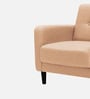 Marq Fabric 1 Seater Sofa in Cosmic Beige Colour
