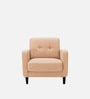 Marq Fabric 1 Seater Sofa in Cosmic Beige Colour