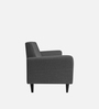 Marq Fabric 1 Seater Sofa In Charcoal Grey Color