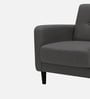 Marq Fabric 1 Seater Sofa In Charcoal Grey Color