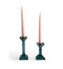 Blue Marquis Candle Holder Set Of 2