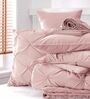 Marquis Pinch Pleat Cameo Rose AC Comforter Single Size With 1 Pillow Cover