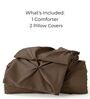 Marquis Pinch Pleat Carcole Winter Comforter Single Size With 1 Pillow Cover