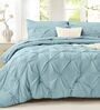 Marquis Pinch Pleat Skye AC Comforter Single Size With1 Pillow Cover