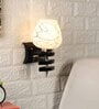 Marr N Brown Wood Wall Light