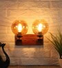 Marr n Brwon Wood Wall Light