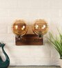 Marr n Brwon Wood Wall Light