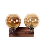 Marr n Brwon Wood Wall Light