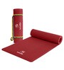 Maroon Thermoplastic Elastomer 72X24 Inches Anti Skid Yoga Mat