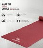 Maroon Thermoplastic Elastomer 72X24 Inches Anti Skid Yoga Mat