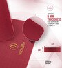 Maroon Thermoplastic Elastomer 72X24 Inches Anti Skid Yoga Mat