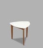 Rennes Sheesham Wood 3 Seater Dining Table in Scratch Resistant White Finish
