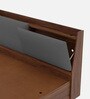 Mars King Size Bed In Columbian Walnut Colour With Box Storage