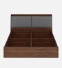 Mars King Size Bed In Columbian Walnut Colour With Box Storage