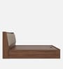 Mars King Size Bed In Columbian Walnut Colour With Hydraulic Storage