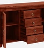Marsala Sheesham Wood Sideboard in Scratch Resistant Honey Oak Finish