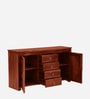 Marsala Sheesham Wood Sideboard in Scratch Resistant Honey Oak Finish