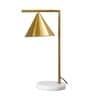 Ronan Gold Study Lamp With Marble & Metal Base