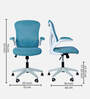 Marshal Ergonomic Chair in Blue Colour