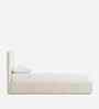 Marshmallow Boucle Kids Toddler Bed With Hydraulic Storage In Cream Colour