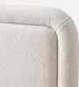 Marshmallow Boucle Kids Twin Bed With Hydraulic Storage In Cream Colour