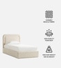 Marshmallow Kids Toddler Bed In Cream Colour