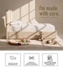 Marshmallow Kids Twin Bed In Cream Colour