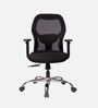 Marvel  Breathable Mesh Ergonomic Chair In Black Colour