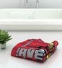 Avengers Red 350 GSM Cotton Kids Towels