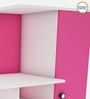 Marvel Writing Table In Frosty White And Pink Finish