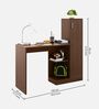 Masa Writing Table in Choco Walnut Finish
