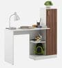 Masa Writing Table In White & Oak Finish