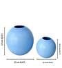 Masakazu Blue Iron (Pack of 2) Vases
