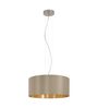 Maserlo Steel Drum Hanging Light(Beige)