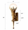 Mashal Wall Light White Finish  Set of 2
