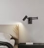 Mason Adjustable Wall Light Black Body Modern Reading Spot Wall Lamp for Bedroom Living Room