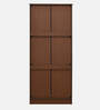Massif 2 Door Wardrobe With Mirror in Urban Walnut Finish