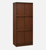 Massif 2 Door Wardrobe With Mirror in Urban Walnut Finish