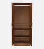 Massif  2 Door Wardrobe in Urban Walnut Finish