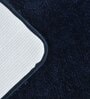 Blue Geometric Microfiber 16X24 Inches Anti Skid Door Mats